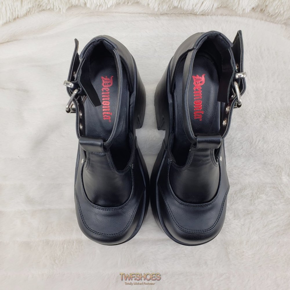 Goth Platform Chunky Heel Sandal Shoes RESTOCKED - Picture 10 of 11